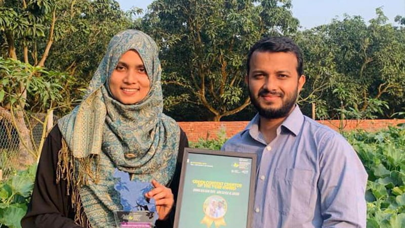 উম্মে কুলসুম পপি ও আবু সাইদ আল সাগর